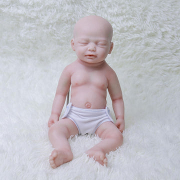 Cazoxdoll Drink and Pee Silicone Baby Doll Boy - 18 inch Realistic Reborn Baby Dolls Full Silicone Body for Christmas and Birthd