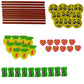 Kids Smiley Stationery Gift Set of 10 | Eraser Pencil Sharpener Badge Combo | Birthday Return Gifts for Kids | School Reward Gif
