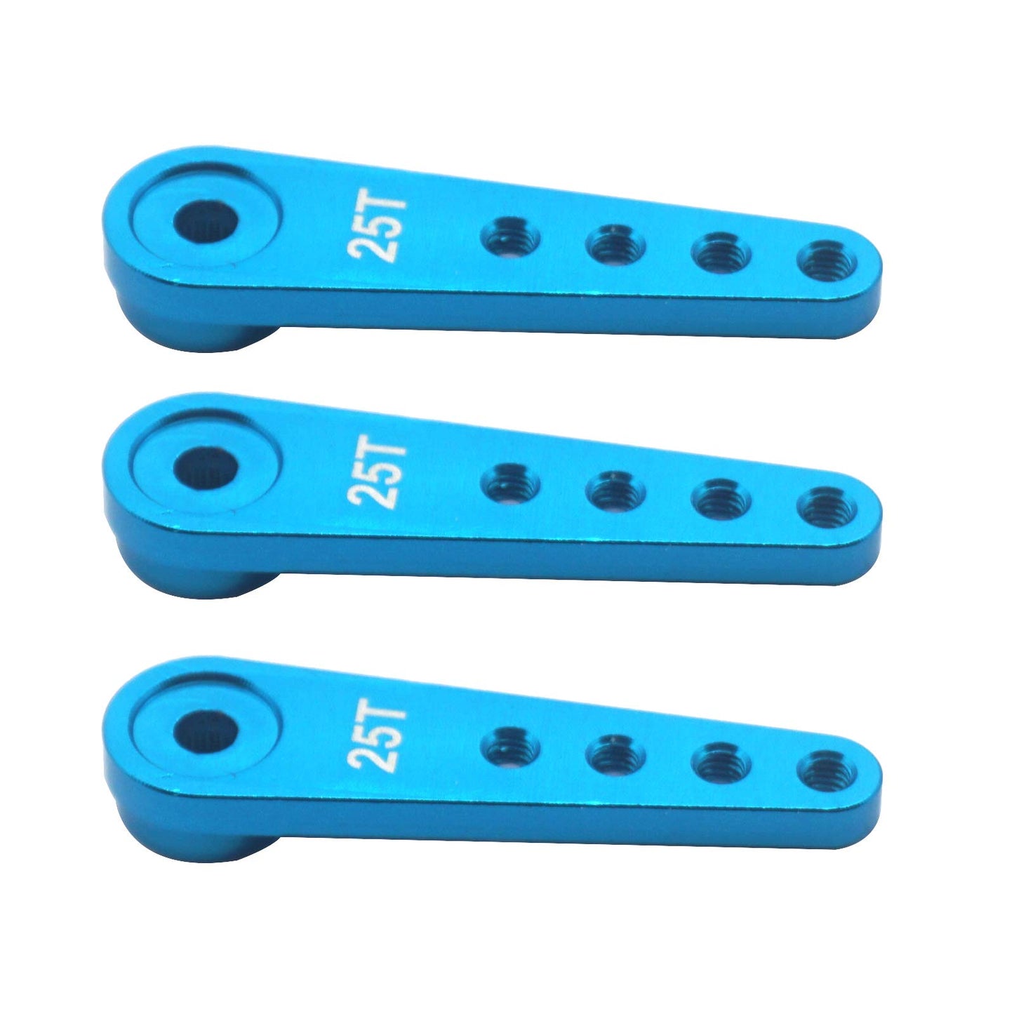 3Pack Vgoohobby 25T Aluminum Alloy Servo Horn Extension Steering Arm 37mm Compatible with Futaba Savox Power HD HSP Himoto MG995