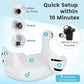 Goplus Giant Inflatable Swan Floating Island, 4 People Pool Float With 4 Cups Holders, Recreational Floating Dock For Lake, Swim