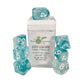 Role 4 Initiative Polyhedral Dice - Translucent Dark Green W/White And Arch'D4 (7)