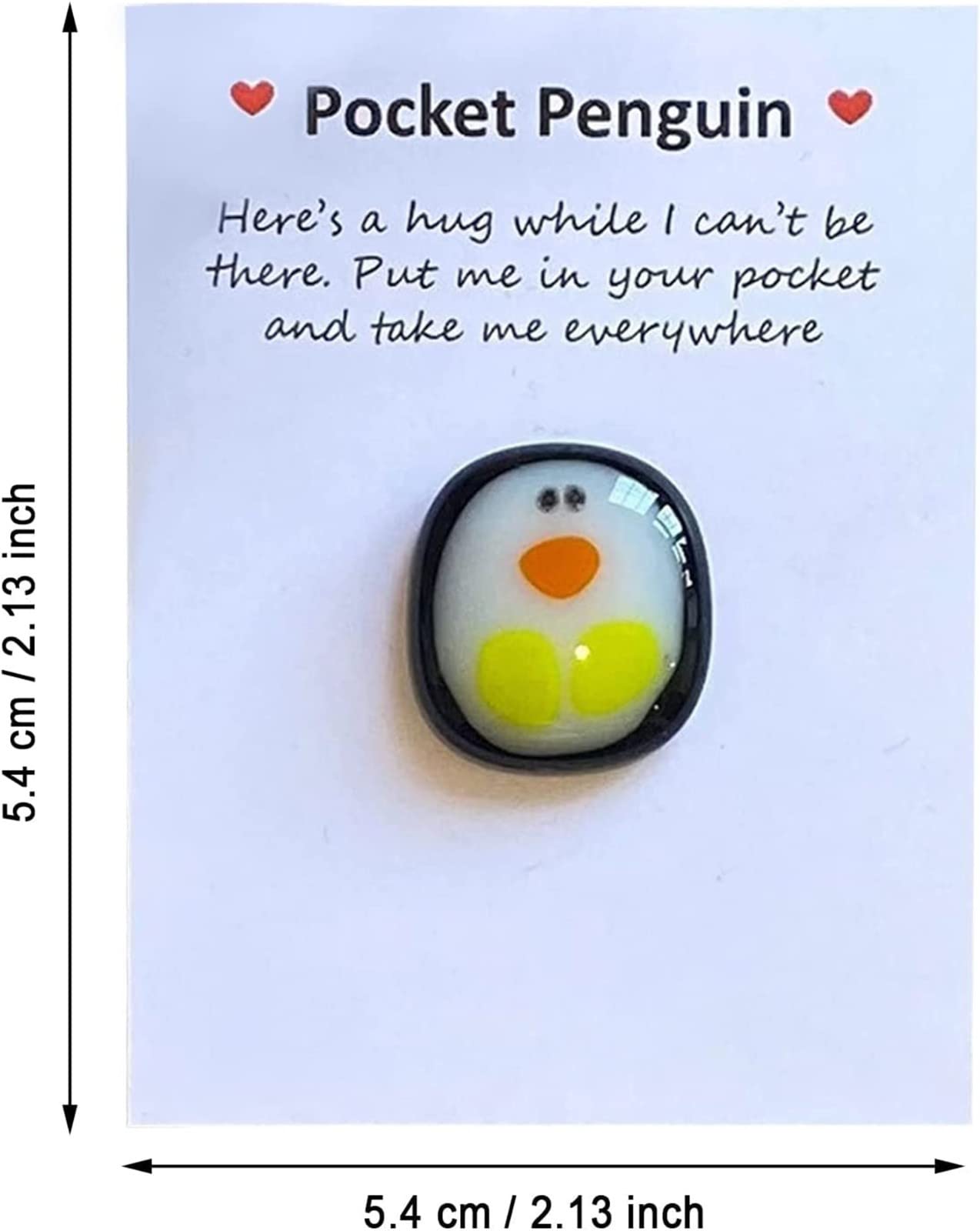 Clyqyy A Little Pocket Penguin Hug,Mini Cute Pocket Penguin Hug Animal Decoration Special Encourage Birthday Wedding Party Valen