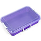 Madzee Plastic Activity Tray With Lid For Slime, Beads, Sand And Sensory Toys - 15 Inches (Purple)