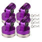 Pothyes 4Pcs Rc Magnetic Body Post With Clips,Alloy Magnetic Stealth Invisible Body Shell Mount Column Compatible With Hsp Redca