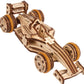 UGEARS Wooden 3D Puzzles for Adults - Compact Racer Model Kits Crafts for Adults Building Kit - Easy DIY Miniature Kit Wooden Mo