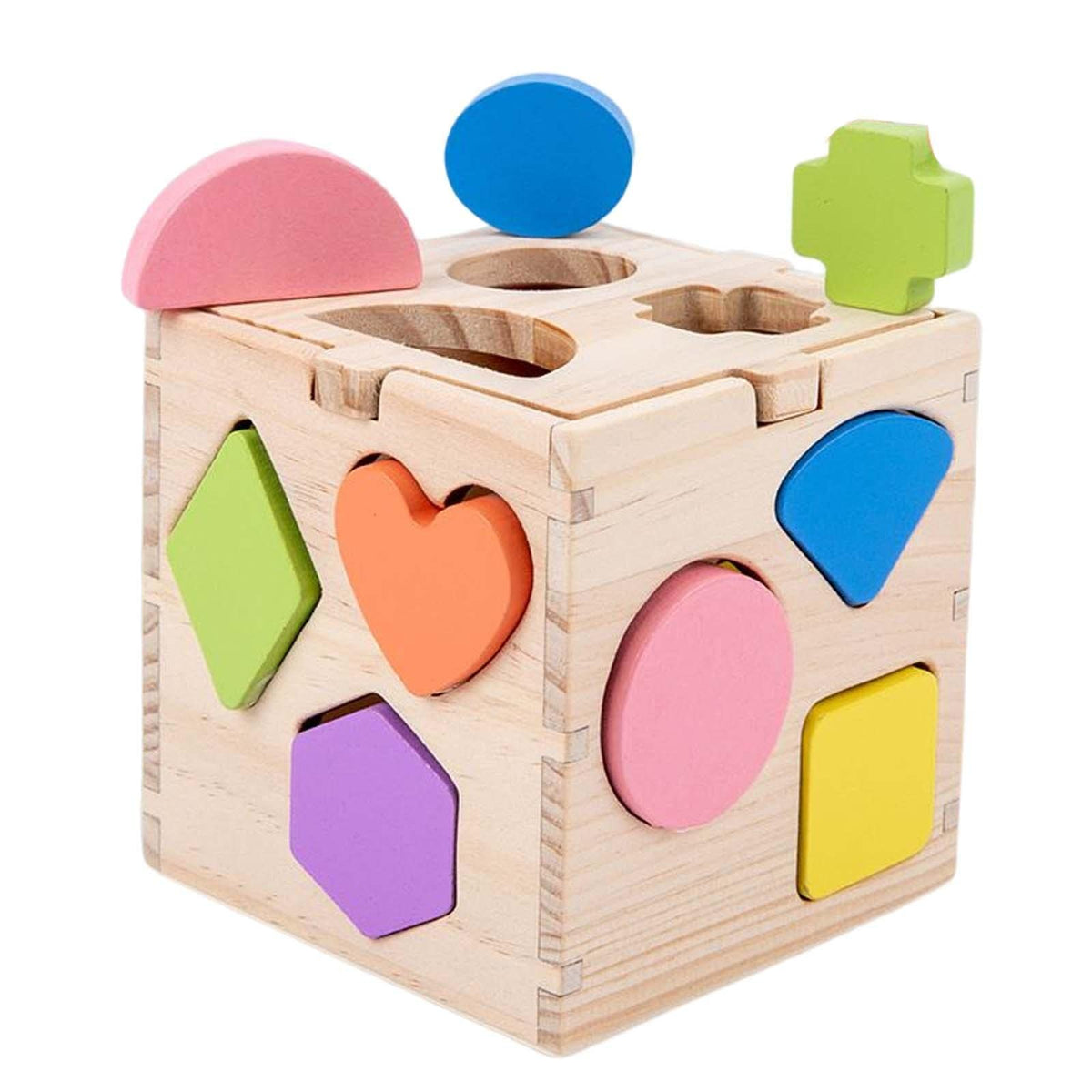Ilsmysutra Montessori Geometric Shape Toy Intelligence Toy For Kids Children Gift Style B|Toys For Baby|Developmental Baby Toys
