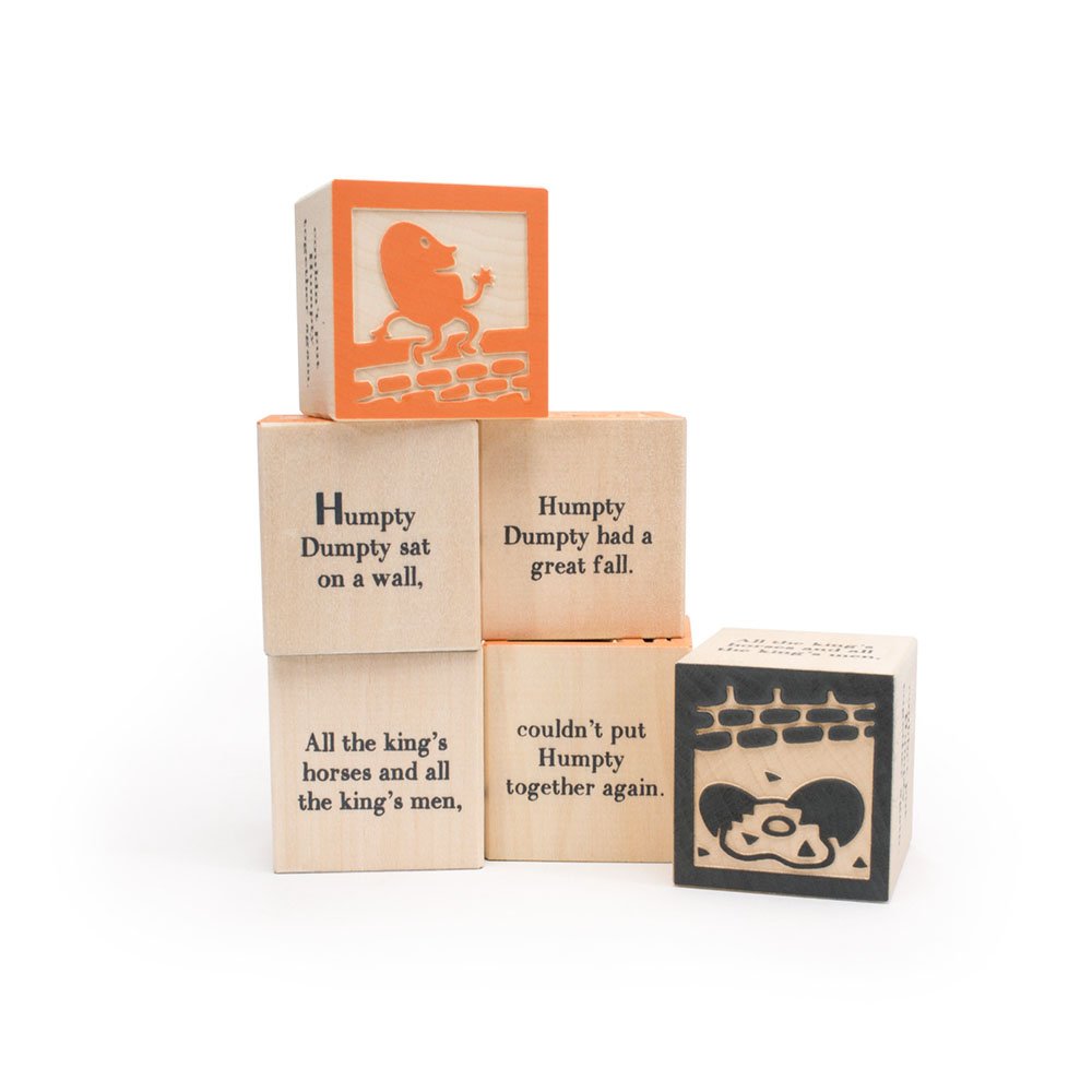 Uncle Goose Nursery Rhyme Blocks - Made In The Usa