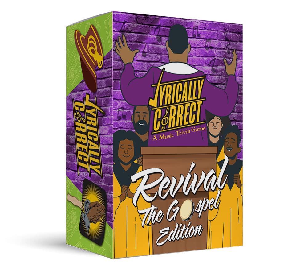 Lyrically Correct Music Trivia Card Game | Multi-Generational Family Gatherings  mature-themed Game Night and Fun Trivia (The Revival Gospel)