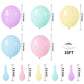 Kbzvnaf Pastel Balloons Latex Party Balloons - 50 Pack 12 Inch Helium Multicolor Macaron Balloons For Baby Shower Birthday Weddi