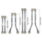 INJORA High Clearance Chassis Links CNC Aluminum Links Set for TRX4M Defender Bronco 1/18 Upgrade Parts (Grey)