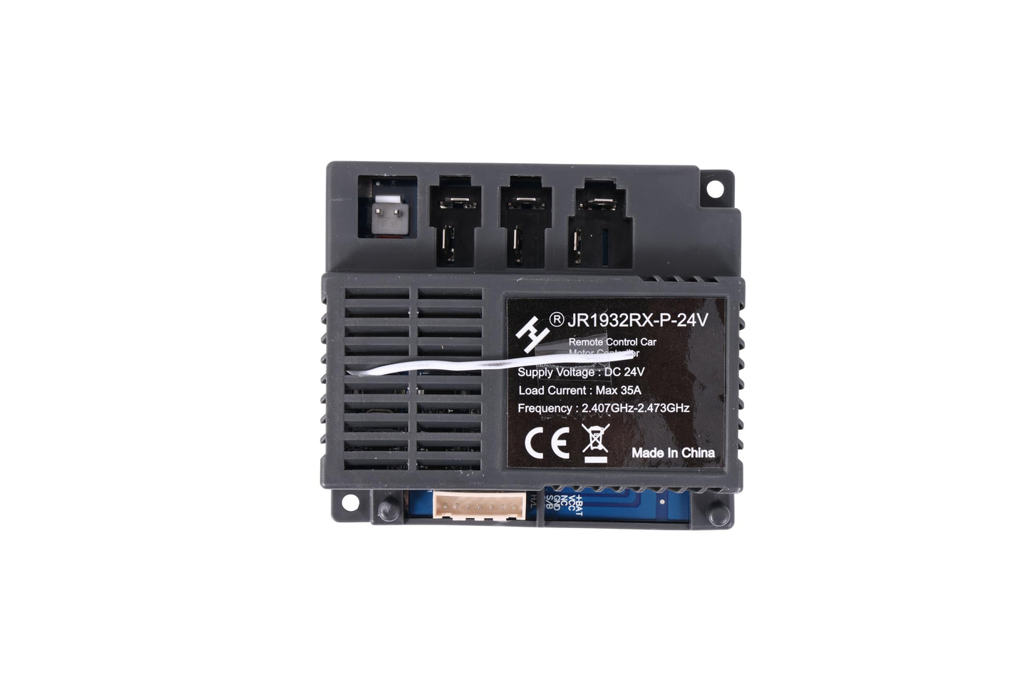 Ride On Car 2.4G Bluetooth Remote Control and JR1932RX-P-24V Receiver Control Box Motherboard Kit for Electric Ride On Car