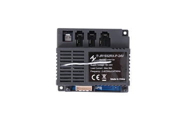 Ride On Car 2.4G Bluetooth Remote Control and JR1932RX-P-24V Receiver Control Box Motherboard Kit for Electric Ride On Car