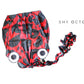 Kizh Kite Octopus Large Frameless Soft Parafoil Kites For Kids And Adults Easy Flyer Kite For Beach Park Garden Playground 150 Inchs Long Perfect Outdoor Fun(Red)