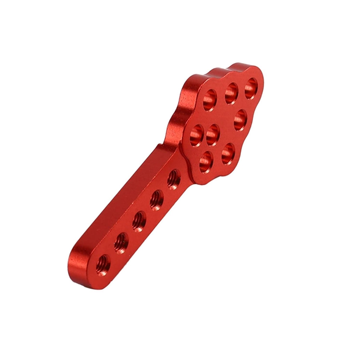 AMOGOT 4Pcs Metal CNC RC Car Shock Absorber Mount Adjust Height Angle Stand for Axial SCX10 90046 D90 D110 SCX10III RC Crawler (