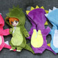 Xidondon Cute Dinosaur Animal Monster Doll Clothes For Ob11,Molly, Gsc,1/12 Bjd Doll Accessories Toys Dolls Clothes (Bl)