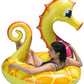 Poolmaster 48-Inch Inflatable Swimming Pool Party Float, Seahorse, Yellow