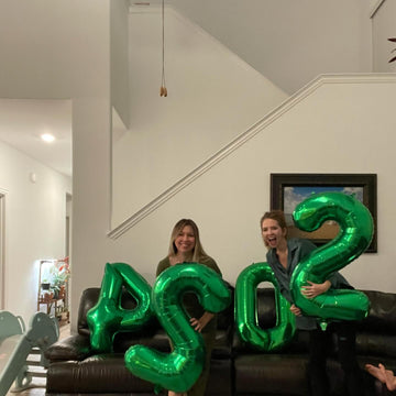 Green 4 Balloon, Number Balloons 40 Inch, 4Th Green Party Decorations, Four Large Numbers For Party Decor, Number 4 Balloon, St.