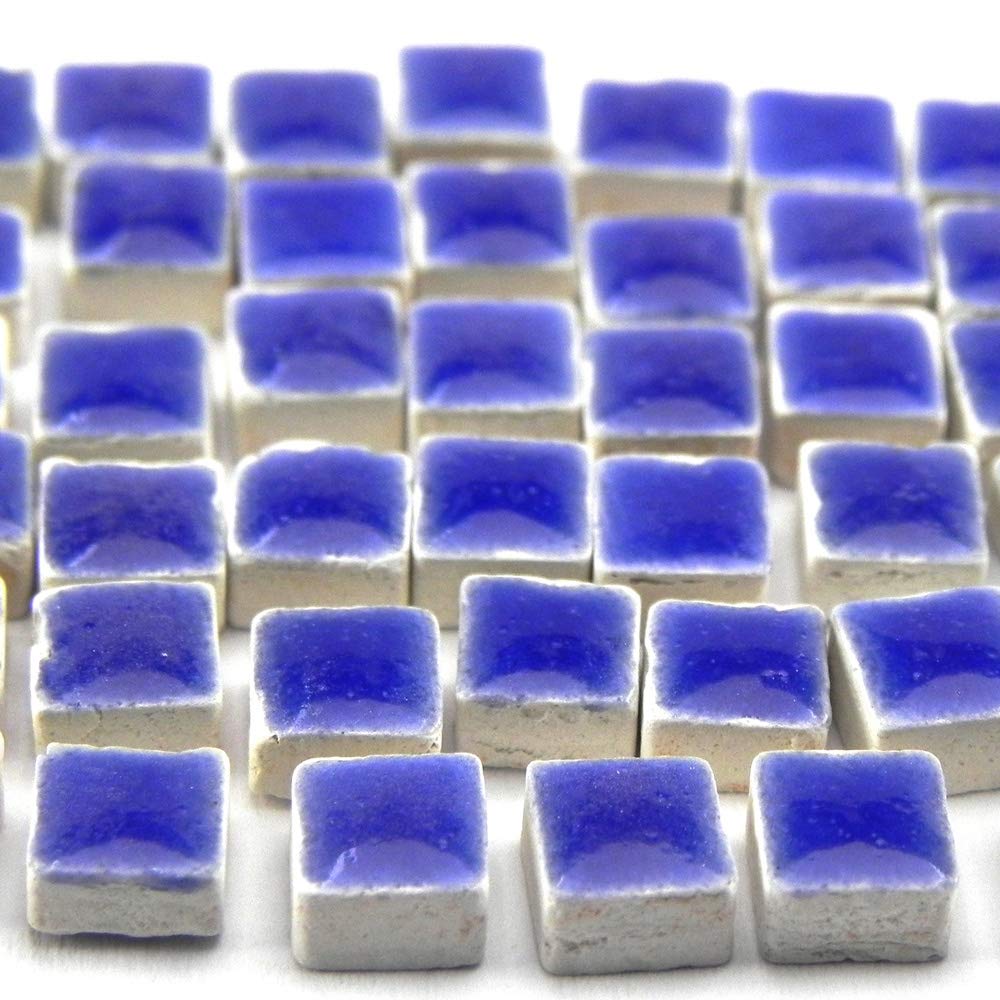 Mini Ceramic Tiles (0.19Inch Or 5Mm) 250 Pieces, Pale Purple, Wb02