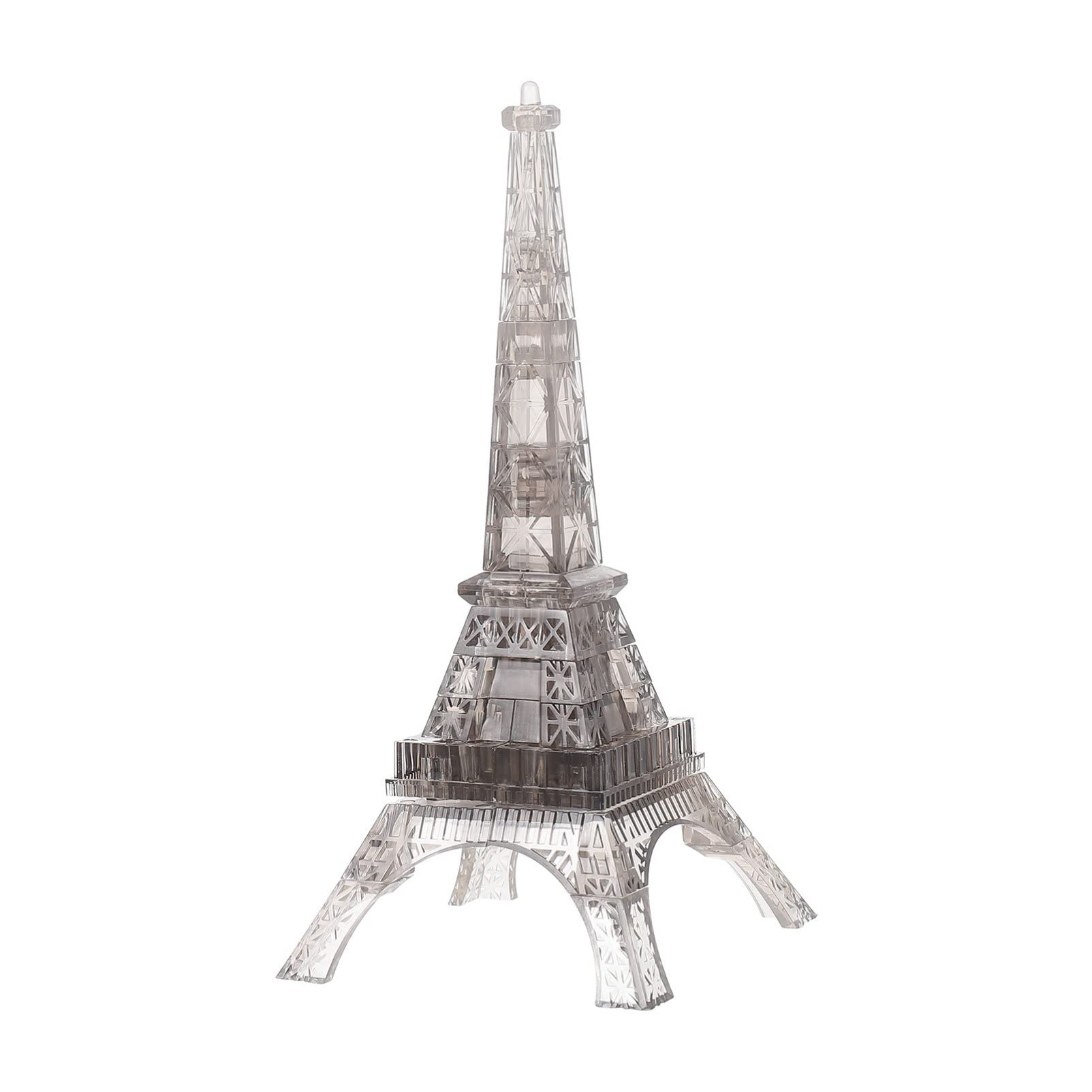 3D Transparent Eiffel Tower Puzzle Crystal Jigsaw Puzzle Eiffel Jigsaw Pieces Building Blocks Brain Teaser Educational Early Lea