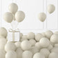 Kalor Retro White Sand Balloons,100 Pcs 5 Inch Mini Matte Latex Balloons For Balloon Garland Arch, Birthday Decoration, Wedding Party, Baby Shower Decorations
