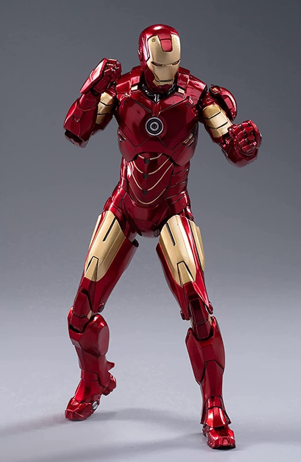 Lonullymege Mk4 Collectible Action Figure-7 Inch 10Th Anniversary Metal Texture Painting Movable Mark Model Toys (Mk Iv)