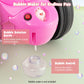 Costzon Kids Motorcycle, 6V Battery Powered Ride On Motorcycle With Bubble Maker, Music, Led Headlight, Forward & Backward, 3 Wheels Electric Motorcycle For Kids, Gift For Boys & Girls (Pink)