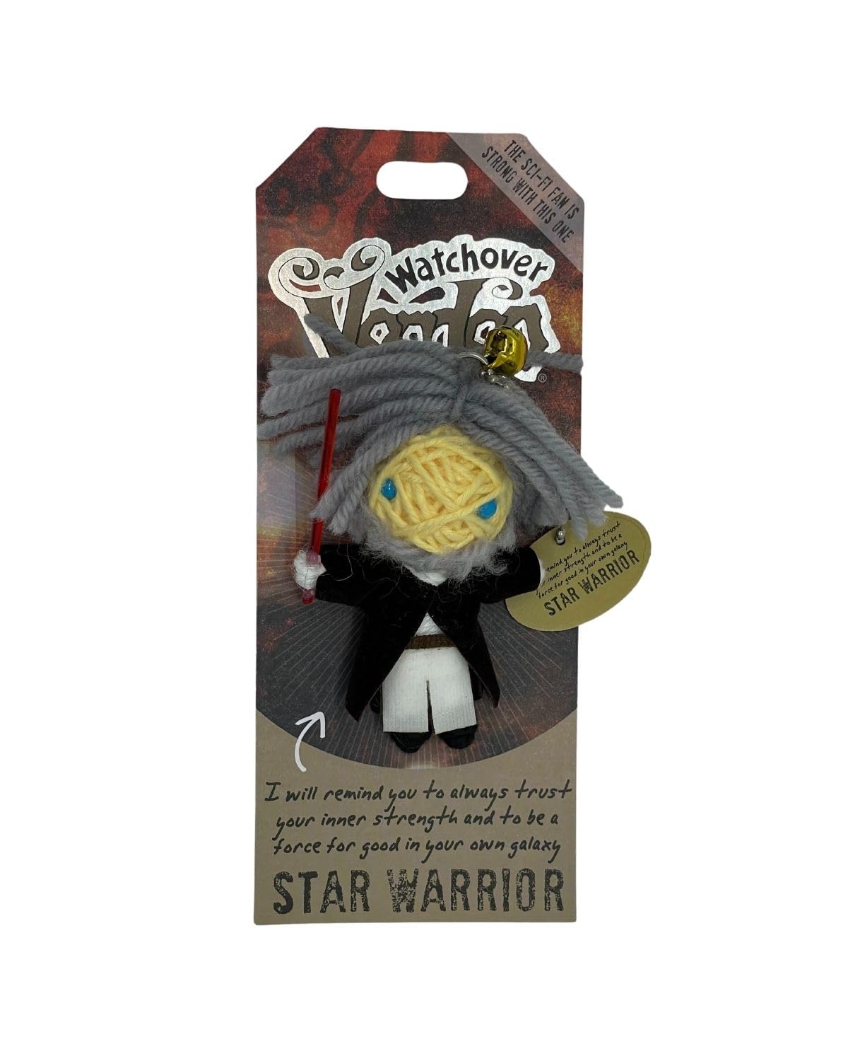 Watchover Voodoo 3-Inch Star Warrior Keychain - Handcrafted Gift To Bring Good Luck And Positivity Everywhere You Go