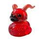 Jabubeagup Unique Rubber Duck, 3 Inch Gothic Satanic Duck, Cyberpunk Resin Punk Ducks, Funny Duck Toys, For Kids Or Friends, Col