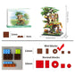 Ravayo Forest Tree Building House Blocks Set With Led, Creative Toy For Adults Teen 14+, Mini Brick 1877Pcs