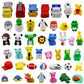 Cllayees 72 Pcs Assorted Animal Pencil Erasers Desk Pets, Bulk Mini Pencil Erasers Gifts For Classroom Prizes Reward Goodie Bag Easter Egg Fillers Party Favors (Animal And Car)