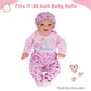 Babeside 4 Pcs Reborn Baby Doll Clothes Set For 17-22 Inch Babydolls, Cute Bunny And Heart Pattern Baby Doll Clothing Accessorie