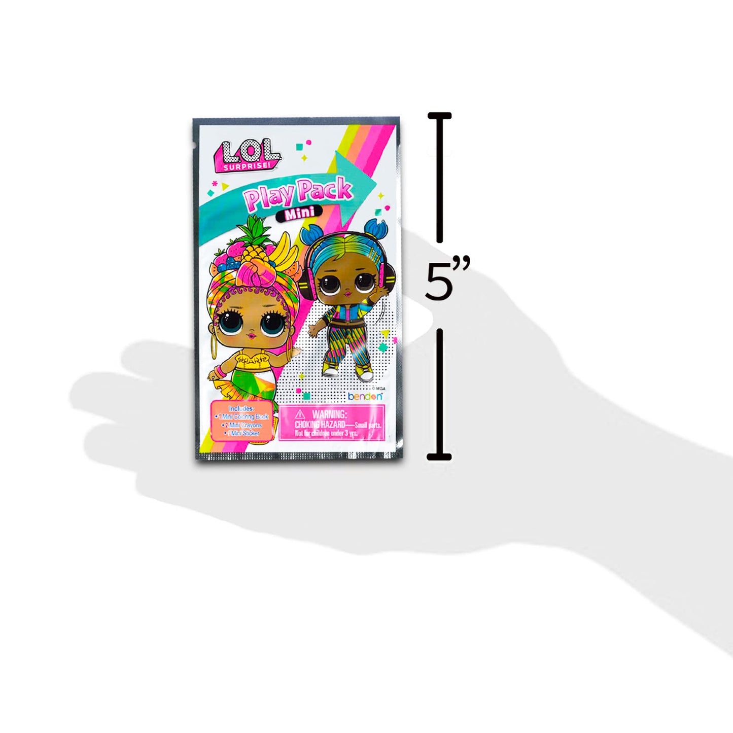 LOL Doll Mini Party Favor Set for Kids - 24 Grab n Go Play Packs with Coloring Pages & Stickers (Birthday Supplies)