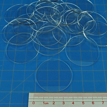 Litko Clear Round Miniature Bases | 1.5Mm Thick | Circular Figure Stands For Wargaming Boardgaming And Collectible Figures (25 Count Pack, 40Mm)