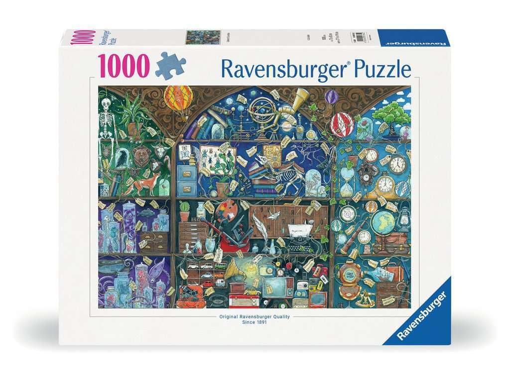 Ravensburger Cabinet of Curiosities 1000 Piece Jigsaw Puzzle for mature-themeds - 12000785 - Handcrafted Tooling  Made in Germany  Every Piece Fits Together Perfectly