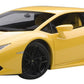 AUTOart Lamborghini Huracan LP610-4 Model 74604, 1/18 Scale Diecast, Yellow, Rubber Material