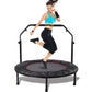 40' & 50' Rebounder Trampoline For Adults – Mini Foldable Fitness Trampoline With Optional Bar, Indoor/Outdoor Use