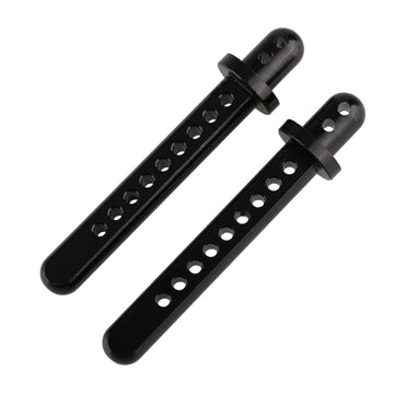 Shaluoman RC Aluminum Body Post Mounts for AXIAL 1:10 SCX10 Upgrade Parts Black Pack of 4