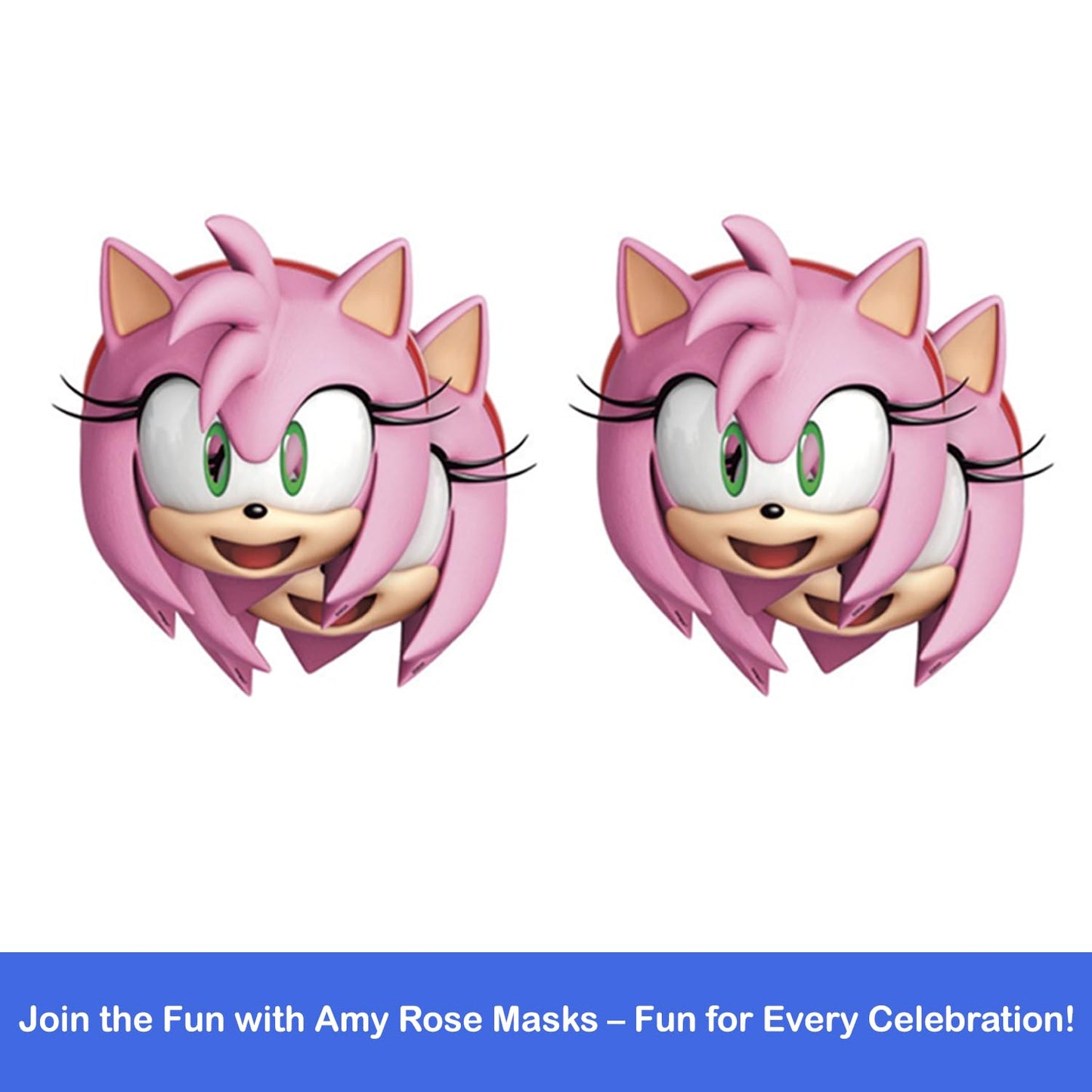 Unique Sonic The Hedgehog Party Masks 16 Assorted Paper Masks With Celebrate With Me Sticker | Sonic Birthday Party Supplies For