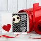 Silly Goose Gifts Nightmare Valentine's Day Classroom Exchange Cards, Set of 24, Satin Matte Cardstock, Black