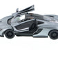 KiNSMART McLaren P1 1/36 Scale Diecast Model Toy Car (Gray)