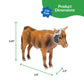 Big Country Toys - Roping Steer - 1:20 Scale - Hand Painted - Hunting Toys - Farm Animal Figurines