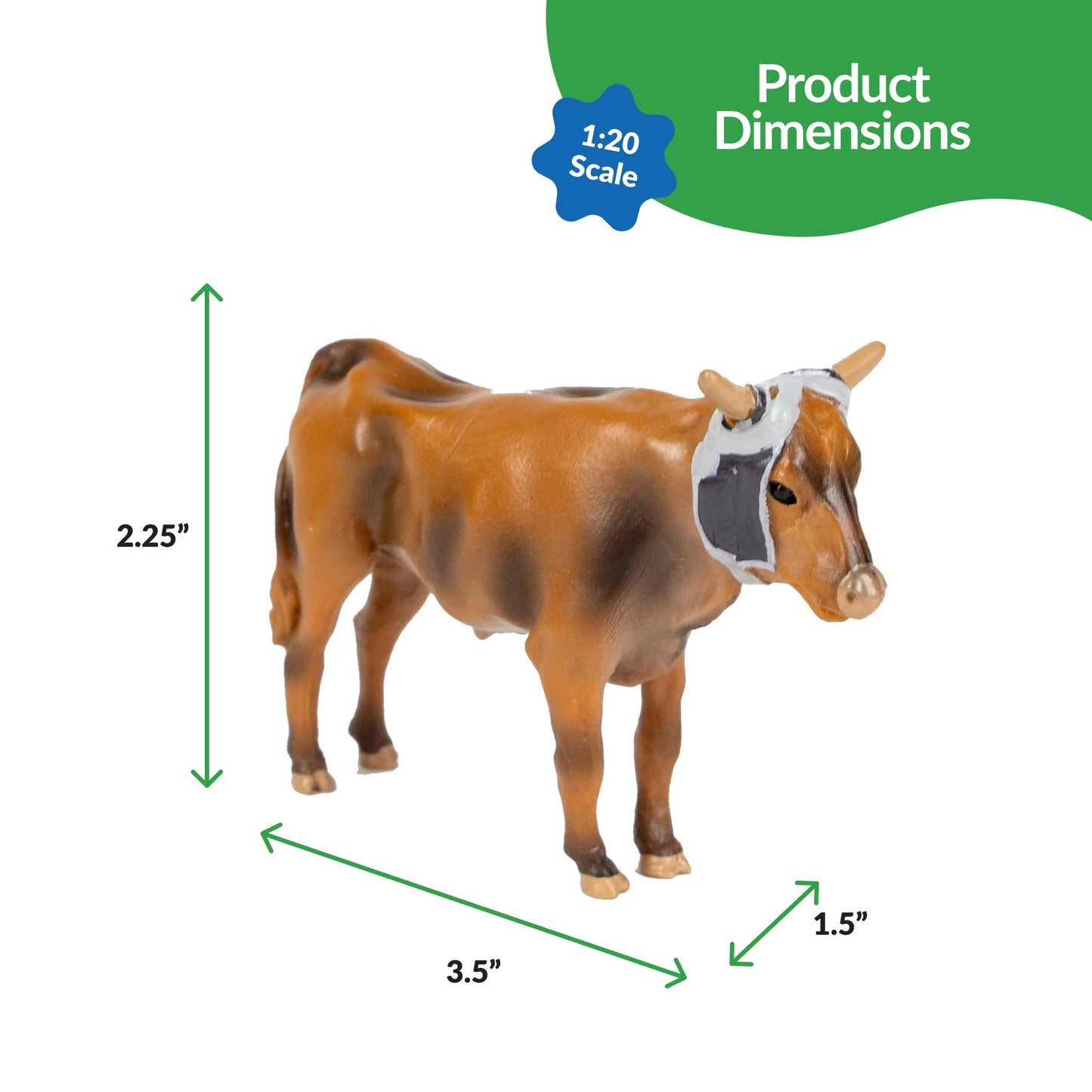 Big Country Toys - Roping Steer - 1:20 Scale - Hand Painted - Hunting Toys - Farm Animal Figurines