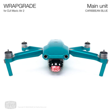 Wrapgrade Main Unit Skin Compatible With Dji Mavic Air 2 (Caribbean Blue)