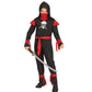 Morris Costumes FW112652BKLG Skull Ninja Black Child Costume, Large 12-14