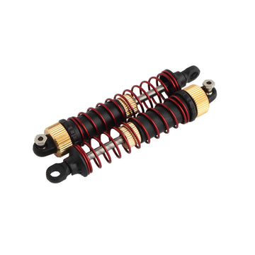 GDOOL 4 PCS Aluminum Alloy Shock Absorber Assembled Metal Oil Filled Shocks 9125 Upgrade Parts 25-ZJ03 LG-ZJ03 920-ZJ03 for 1:10