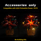 Brickbling Light Only, Compatible With Lego Icons Poinsettia Flower Décor, Led Lighting Compatible With Lego 10370 - Light Kit Only, Not Come With Model