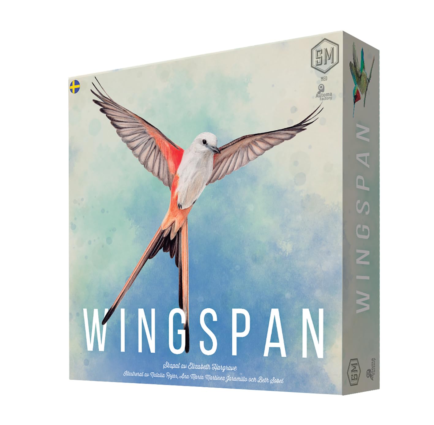 Stonemaier Games: Wingspan (Base Game) By Elizabeth Hargrave | A Relaxing, Award-Winning Strategy Board Game About Birds For Adults And Family | 1-5 Players, 70 Mins, Ages 14+