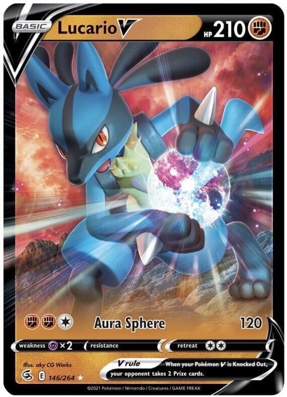 Pokémon TCG Heavy Hitters Premium Collection Box - Blue & Green, Cardboard, 10"x7"x2"