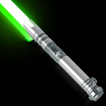 Smooth Swing Dueling Lightsaber, Infinite RGB 16 Colors Changeable Motion Control Light Sabers | Premium Aluminum Metal Hilt 16
