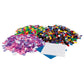 Plus-Plus - 2,400 Pieces In Storage Tub - Basic, Neon & Glitter Mix W/ 2 Baseplates - Construction Building Stem/Steam Toy, Kids
